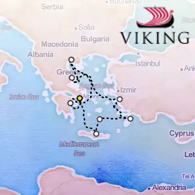 December 3rd, 2026  - Greek Odyssey Cruise on the Viking Ocean Cruises Viking Libra