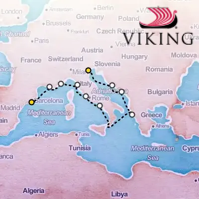 May 4th, 2026  - Mediterranean Odyssey on the Viking Ocean Cruises Viking Mars