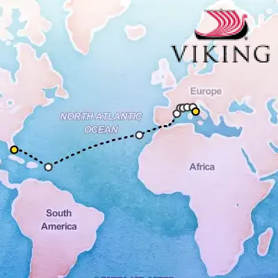 February 24th, 2026  - Atlantic & Mediterranean Horizons on the Viking Ocean Cruises Viking Mars