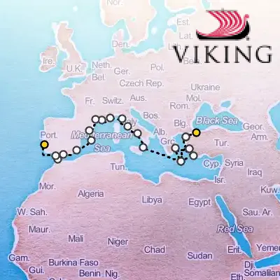 January 13th, 2027  - Iberia & The Mediterranean & Aegean Cruise on the Viking Ocean Cruises Viking Mira