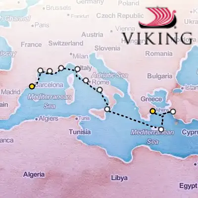 January 29th, 2027  - Mediterranean Antiquities Cruise on the Viking Ocean Cruises Viking Neptune