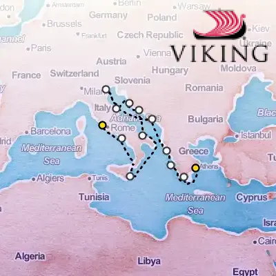 January 5th, 2027  - Mediterranean & Adriatic Odyssey on the Viking Ocean Cruises Viking Neptune