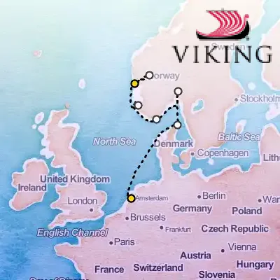 August 8th, 2026  - Viking Shores & Fjords Cruise on the Viking Ocean Cruises Viking Neptune