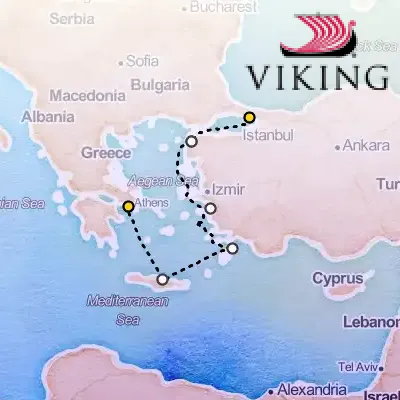 December 22nd, 2026  - Ancient Mediterranean Treasures Cruise on the Viking Ocean Cruises Viking Neptune