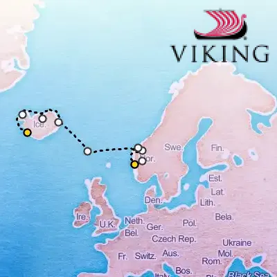 September 6th, 2025  - Iceland's Majestic Landscapes Cruise on the Viking Ocean Cruises Viking Saturn