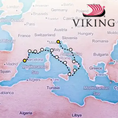 March 21st, 2027  - Mediterranean & Italian Sojourn on the Viking Ocean Cruises Viking Saturn