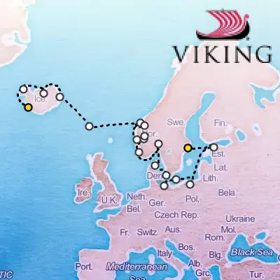 July 11th, 2026  - Viking Homelands & Majestic Iceland Cruise on the Viking Ocean Cruises Viking Saturn