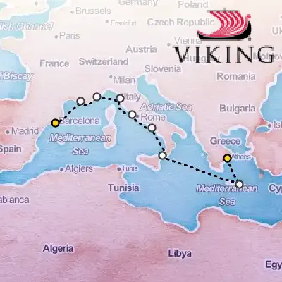 September 22nd, 2026  - Icons of the Mediterranean Cruise on the Viking Ocean Cruises Viking Sea