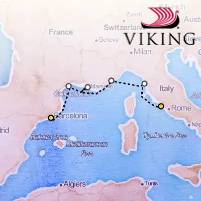 September 4th, 2025  - Iconic Western Mediterranean Cruise on the Viking Ocean Cruises Viking Sea