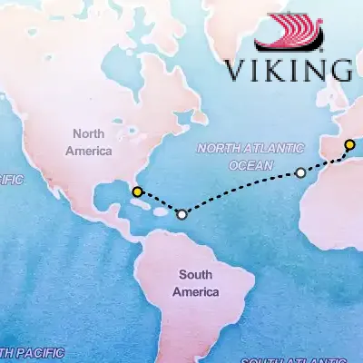 December 9th, 2026  - Atlantic Ocean Passage on the Viking Ocean Cruises Viking Sky