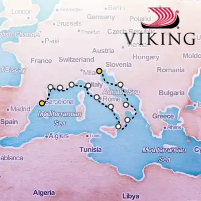 October 17th, 2025  - Mediterranean & Italian Sojourn on the Viking Ocean Cruises Viking Sky