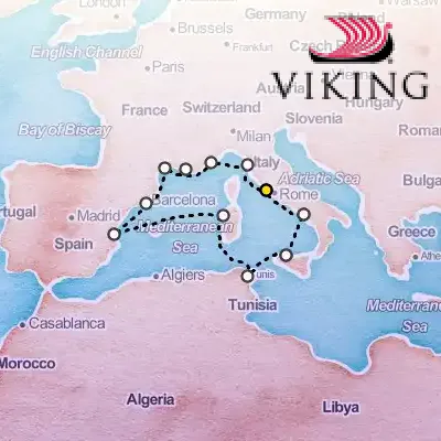 January 5th, 2027  - Jewels of the Mediterranean Cruise on the Viking Ocean Cruises Viking Star