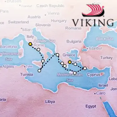 January 19th, 2027  - Cities of Antiquity Cruise on the Viking Ocean Cruises Viking Star