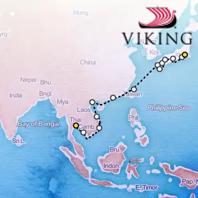 April 11th, 2027  - Southeast Asia Horizons Cruise on the Viking Ocean Cruises Viking Venus