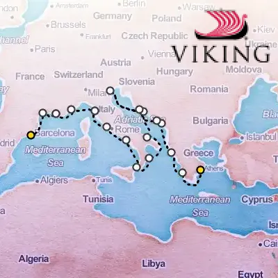 November 10th, 2025  - Italy, the Adriatic & Greece Cruise on the Viking Ocean Cruises Viking Vesta