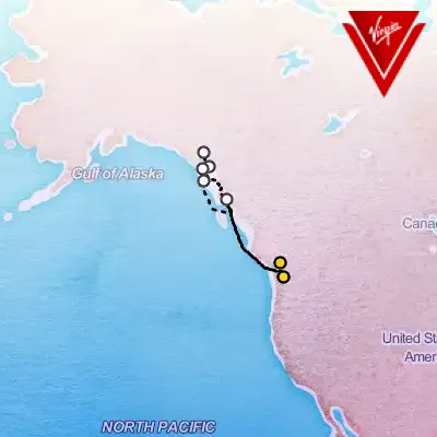 May 11th, 2026  - Alaska Awe from Vancouver to Seattle Cruise on the Virgin Voyages Brilliant Lady