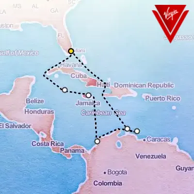 January 4th, 2026  - Aruba, Bonaire, Colombia, Jamaica & More Cruise on the Virgin Voyages Brilliant Lady