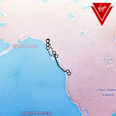 June 11th, 2026  - Inside Passage, Alaska & Canadian Coasts Cruise on the Virgin Voyages Brilliant Lady