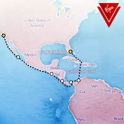 March 21st, 2026  - Panama Canal & Pacific Wonders Cruise on the Virgin Voyages Brilliant Lady
