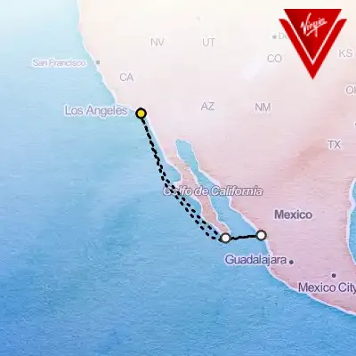 April 12th, 2026  - California & Mexico Dreamin' Cruise on the Virgin Voyages Brilliant Lady