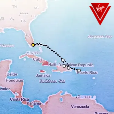 December 18th, 2025  - Brilliant Caribbean Holidays on the Virgin Voyages Brilliant Lady