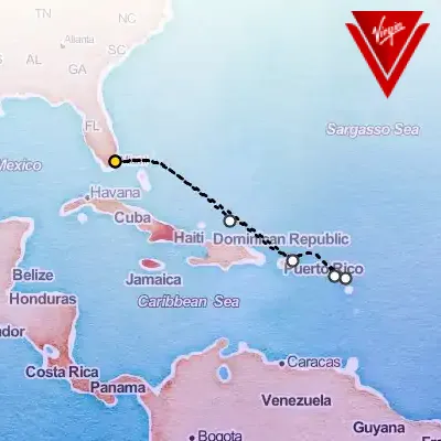 February 20th, 2026  - Antigua Waves & Grand Turk Caves Cruise on the Virgin Voyages Brilliant Lady