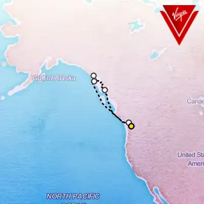June 23rd, 2026  - Alaskan Inside Passage & Canadian Coasts Cruise on the Virgin Voyages Brilliant Lady