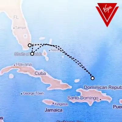 May 30th, 2026  - Miami & Grand Turk Roundtrip Cruise on the Virgin Voyages Resilient Lady
