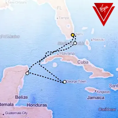 January 3rd, 2026  - Cozumel, Grand Cayman & Bimini Cruise on the Virgin Voyages Resilient Lady