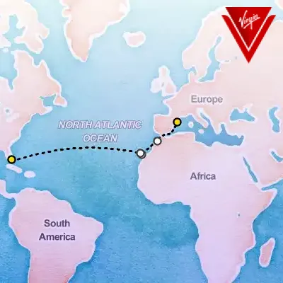 October 11th, 2026  - Spanish Isles & Transatlantic Miles on the Virgin Voyages Scarlet Lady