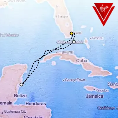 December 12th, 2026  - Mayan Sol Cruise on the Virgin Voyages Scarlet Lady