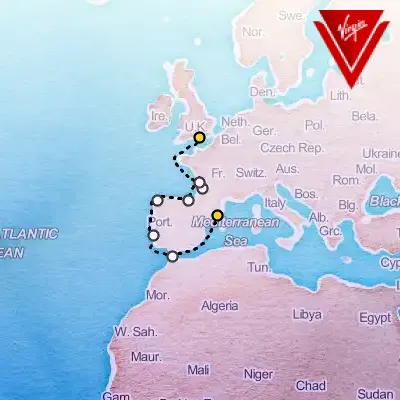 June 28th, 2026  - Moroccan Marvels & Mediterranean Wonders Cruise on the Virgin Voyages Valiant Lady