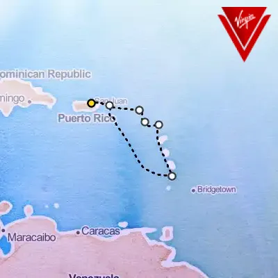 January 31st, 2026  - Antigua & the St. Isles Cruise on the Virgin Voyages Valiant Lady