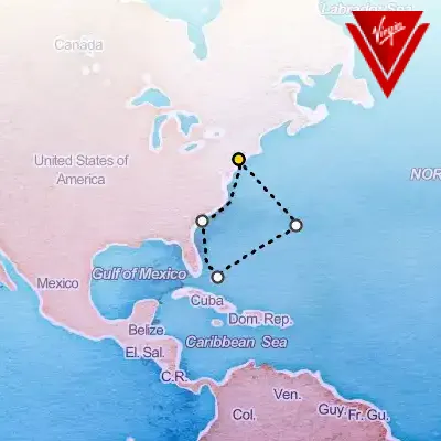 April 16th, 2026  - Bermuda Beauty to East Coast Elegance Cruise on the Virgin Voyages Valiant Lady