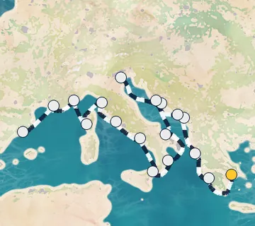21 Night Athens to Barcelona cruise