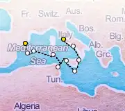 10 Night Rome to Barcelona cruise