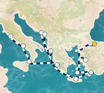 14 Night Istanbul to Rome cruise