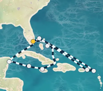 14 Night Miami to Miami cruise