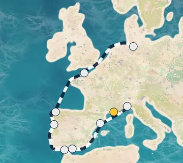 12 Night Marseille to Hamburg cruise