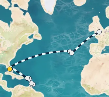 26 Night Miami to London cruise