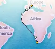 19 Night Marseille to Cape Town cruise