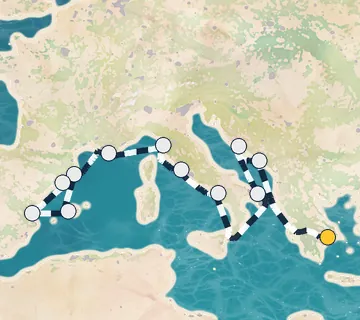 14 Night Athens to Barcelona cruise