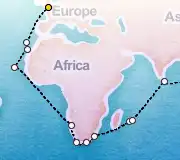 47 Night London to Hong Kong cruise