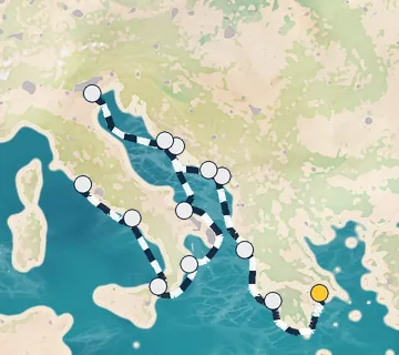 14 Night Athens to Rome cruise