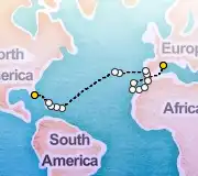 23 Night Barcelona to Ft. Lauderdale cruise