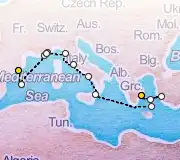 14 Night Athens to Barcelona cruise