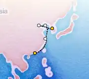 12 Night Seoul to Hong Kong cruise