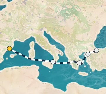 7 Night Barcelona to Istanbul cruise