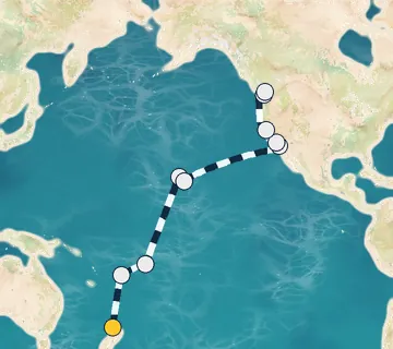24 Night Auckland to Vancouver cruise