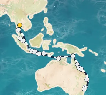 28 Night Bangkok to Sydney, Australia cruise